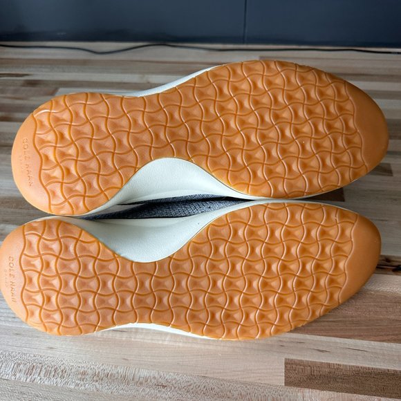 Cole Haan Men's Grand Troy Knit Ox Oxford - 8.5 Mens NIB Cool Gray/Ironston Gray - Picture 3 of 8